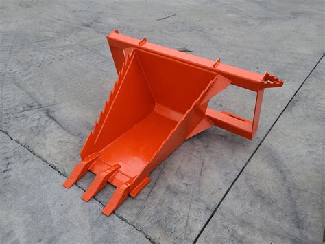 hd stump bucket for skid steer/tractor|stump remover for skid steer.